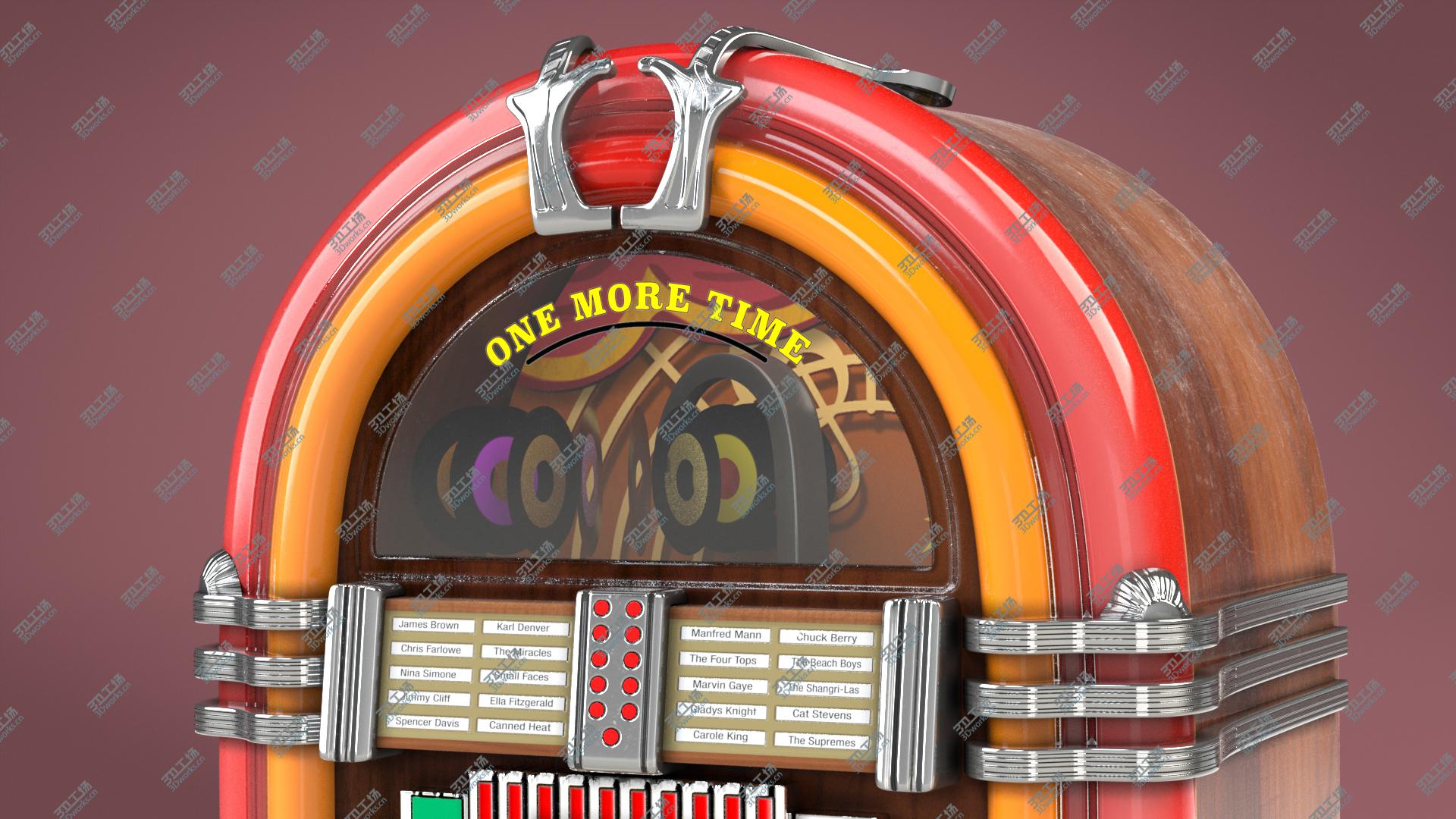 images/goods_img/20210319/One More Time Wurlitzer Juke Box [LOW POLY] 3D model/3.jpg